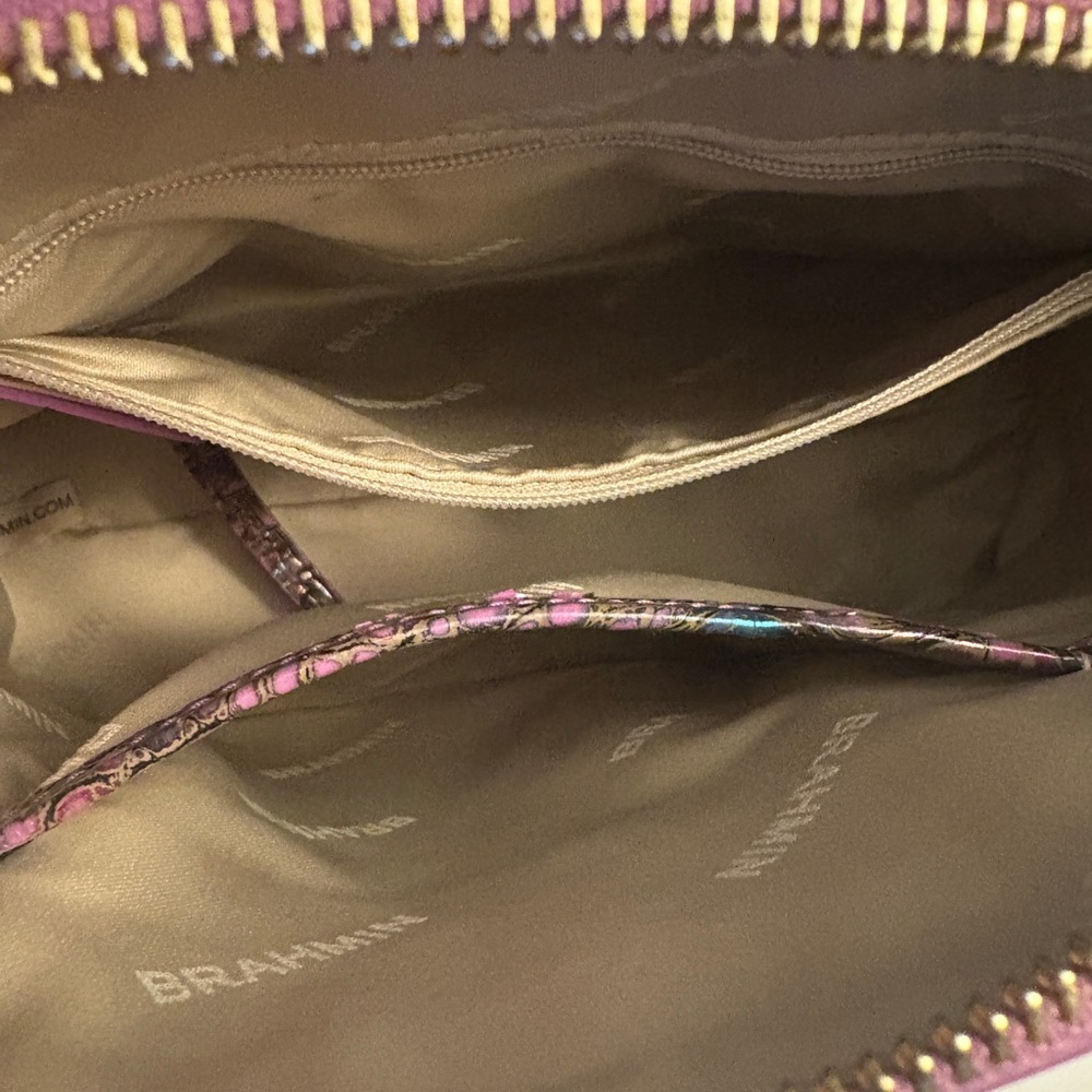 Brahmin Iridescent Pink Crossbody Bag - Picture 6 of 10